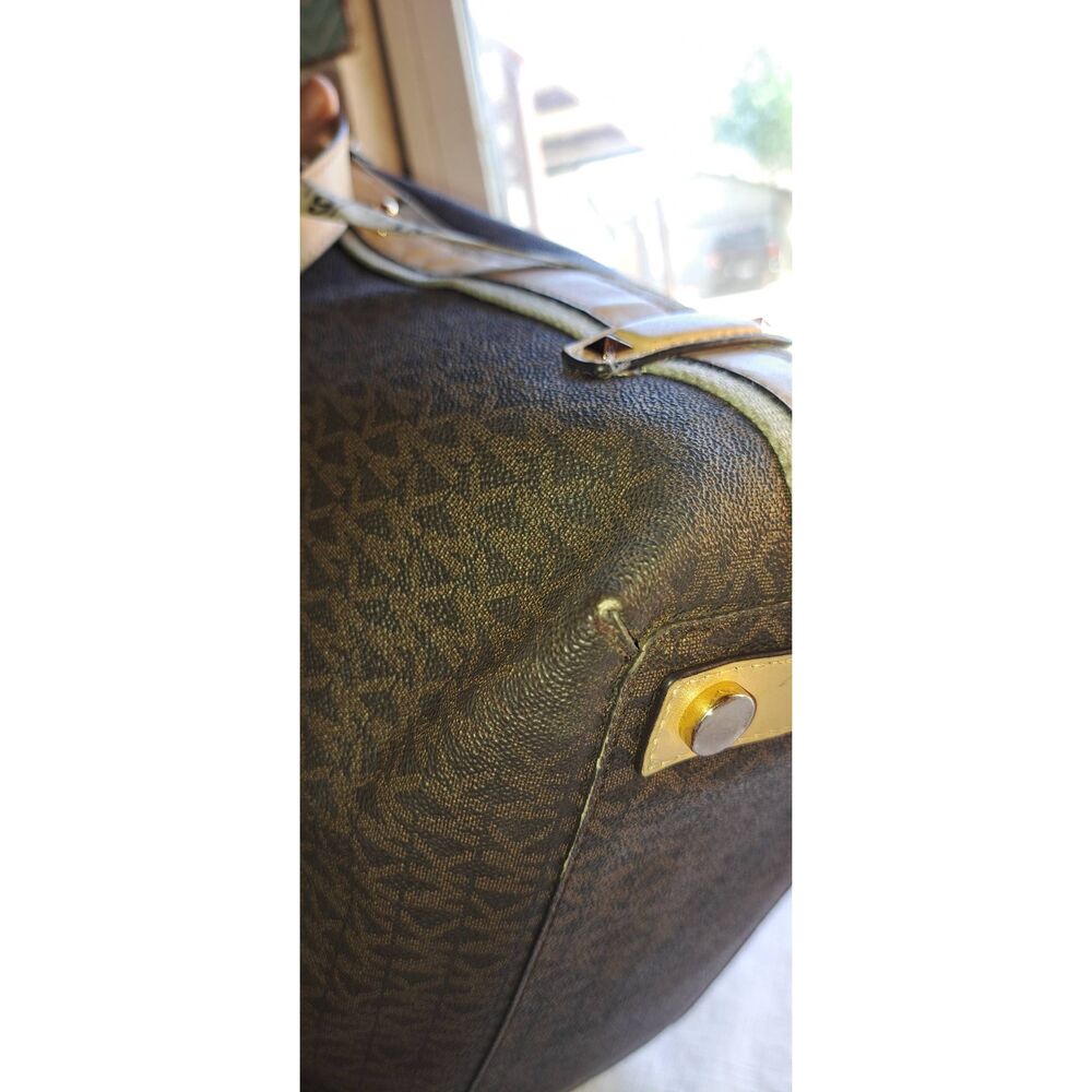 Michael Kors Large Shoulder Bag MK Logo Purse - Picture 14 of 16
